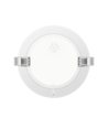 LED Downlight Pro, Indbygning Rund 9W - Varm Hvid 3000K, Mat Hvid, Plast, Ø145mm