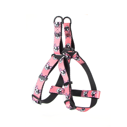 Termo-Overførsel Hundesele - W1,5 x L39-55 cm - Fås i Blå, Pink, Grøn, Mørkeblå