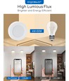 LED Downlight Pro Rund 6W - Varm Hvid 3000K, Mat Hvid, Plastik