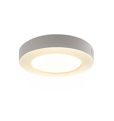 Outlet: LED Downlight Pro Rund 6W - Varm Hvid 3000K, Mat Hvid, Plastik