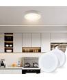 LED Downlight Pro Rund 6W - Naturlig Hvid 4000K, Mat Hvid, Plast