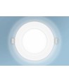 LED Downlight Pro, Påbygning Rund 12W - Varm Hvid 3000K, Mat Hvid, Plast