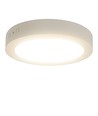 LED Downlight Pro, Overflademonteret Rund 12W - Naturligt Hvid 4000K, Mat Hvid, Plastik