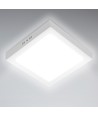 LED E6 Bagbelyst Kvadratisk Indbygningsspot 6W 6500K / Overflademontér - Psychiatry