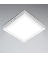 LED Loftlampe 12W E6 - Bagbelyst Firkantet, 3000K