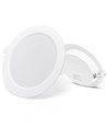 LED E6 Bagbelyst Indbygningsspot, 12W, 4000K, Ø145-155mm, Rund - Til Indbygning