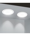 Aigostar LED indbygningsspot rund, 12W erstatter 63W - indbygningsmål 150x32mm, 6000K, dagslys hvid