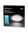 LED E6 - 24W Baggrundsbelyst Indbygningsspot | 4000K | Rund