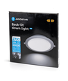 LED E6 Bagbelyst Indbygningsspot - 24W, 6500K, Rund, Planmonteret