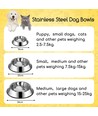Hundeskål D26cm - Sølv