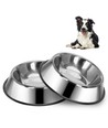Hundeskål D26cm - Sølv