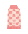 Rullekrave Sweater - Mørkerød / Pink / Grøn - L / XL / XXL