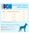 Genanvendelige Hanhundebleer - S (23-33 cm) - Grå/Sort/Blå