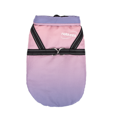 Bomuldsjakke i Blå, Pink & Lilla - Størrelser: XS (20cm), S (25cm), M (30cm)
