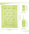 Biologisk Nedbrydelige Hundeposer - 540 stk. | Inkl. Dispenser | Grøn | 36 Ruller | 23x32 cm