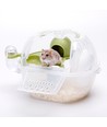 Hamster bur til transport / udendørs - L27*W20,5*H17cm - Grøn