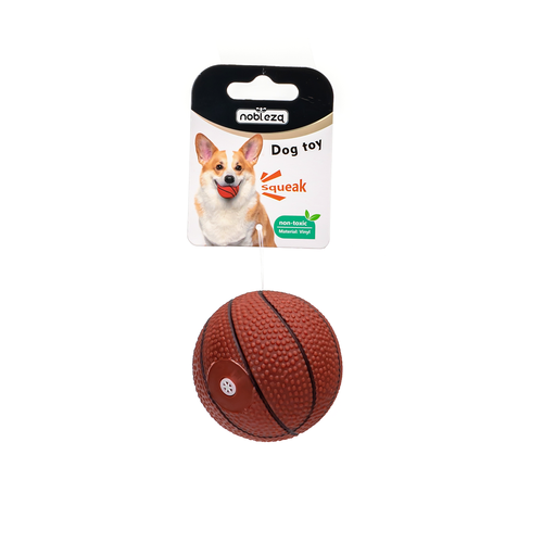 Nobleza Exclusive - Basketball Hundelegetøj, Ø7.5 cm, Brun