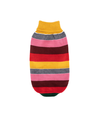 Flerfarvet Stibe Rullekragesweater - Lysblå/Flerfarve, Orange/Flerfarve, Mørkeblå Størrelser: XS (20 cm), S (25 cm), M (30 cm)