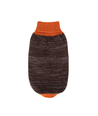 Kontrastfarvet Sweater med Sølv Lurex - Orange & Brun / Grå & Grå / Sort & Marineblå (L: 35cm, XL: 40cm, XXL: 45cm)