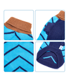 Jacquard-Sweater Himmelblå & Marineblå / Pink & Hvid / Marineblå & Hvid - L: 35cm, XL: 40cm, XXL: 45cm