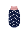 Jacquard-Sweater Himmelblå & Marineblå / Pink & Hvid / Marineblå & Hvid - L: 35cm, XL: 40cm, XXL: 45cm