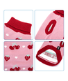 FrugtSweater - XS (20cm) / S (25cm) / M (30cm) - Kamel/Pink/Marineblå