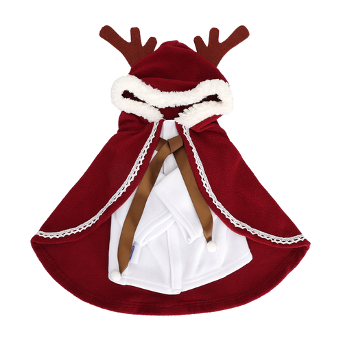 Juleelg-kappe, Rød, L: 35cm