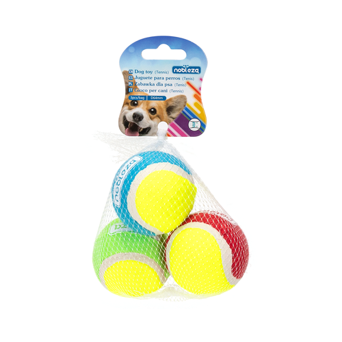 Ultra Holdbare Tennisbolde, 6,4 cm - 6 Sæt med 3 Bolde