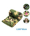 Camouflage Grøn Kæledyrs tæppe med Tryk - 100x80 cm