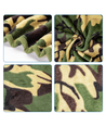 Camouflage Grøn Kæledyrs tæppe med Tryk - 100x80 cm