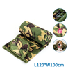Kæledyrstæppe med Camouflage Mønster, Grøn - 120x100 cm