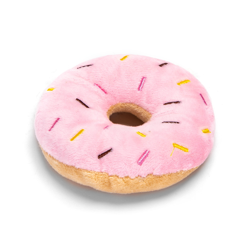 Blødt Legetøj Donuts - Pink/Blå/Kaffe - 11 x 11 cm