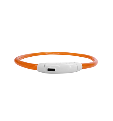 LED Tre-Tilstand PVC Halsbånd L70,8cm D1,5cm - Rød/Grøn/Orange