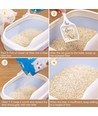 Multi-Mix Tofu & Bentonit Kattegrus, 5L - Ikke giftigt og miljøvenligt kattegrus, støvfri