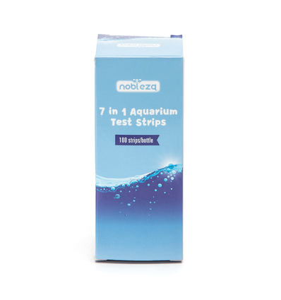 7-i-1 Akvarium Teststrimler, 100 stk/flaske, W4,5 x H10,5 cm