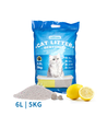 Citronduftende Kugleformet Bentonit Kattegrus - 5kg / 6 liter, støvfri