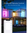 WiFi Smart LED-pære A60, Stor Spredning, E27, 9W, RGB+CCT, 6 stk