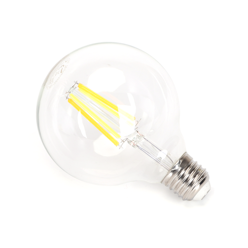 Smart LED Filament pære G95 6W CCT E27 - Klar