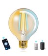 WB Smart LED Filament pære G95 E27 6W CCT / Amber