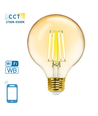 WB Smart LED Filament pære G95 E27 6W CCT / Amber