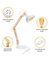 Smart LED Filament pære ST64 - WB 6W E27 CCT/Amber