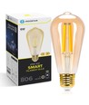 Smart LED Filament pære ST64 - WB 6W E27 CCT/Amber