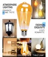 Smart LED Filament pære ST64 - WB 6W E27 CCT/Amber