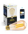 Smart LED Filament pære ST64 - WB 6W E27 CCT/Amber