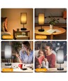 Smart LED Filament pære ST64 - WB 6W E27 CCT/Amber