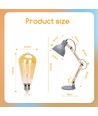 Smart LED Filament pære ST64 - WB 6W E27 CCT/Amber