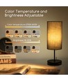 Smart LED Filament pære ST64 - WB 6W E27 CCT/Amber