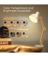 Smart LED Filament pære ST64 - WB 6W E27 CCT/Amber