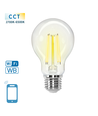 Smart LED Filament pære A60 - E27 6W CCT/Klar