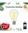 Smart LED Filament pære A60 - E27 6W CCT/Klar